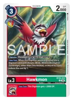 Hawkmon — BT-25: BOOSTER DUAL REVOLUTION #BT25-010 · Digimon