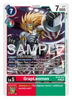GrapLeomon — BT-25: BOOSTER DUAL REVOLUTION #BT25-016 · Digimon