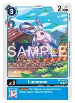 Lunamon — BT-25: BOOSTER DUAL REVOLUTION #BT25-022 · Digimon