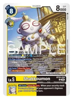 Shakkoumon — BT-25: BOOSTER DUAL REVOLUTION #BT25-038 · Digimon