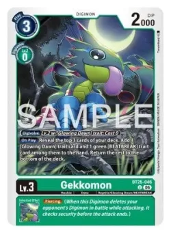 Gekkomon — Box Promotion Pack: DUAL REVOLUTION #BT25-046 · Digimon