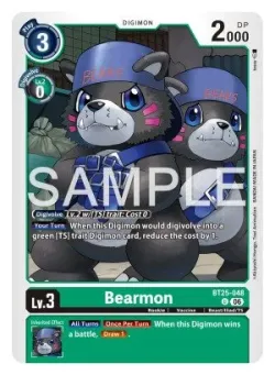 Bearmon — BT-25: BOOSTER DUAL REVOLUTION #BT25-048 · Digimon