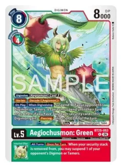 Aegiochusmon: Green — Event Pack 10 #BT25-053 · Digimon