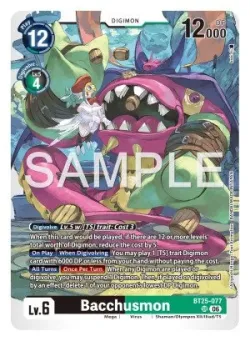 Bacchusmon 「BT25-077」「EN」