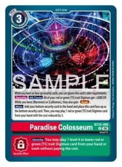 Paradise Colosseum 「BT25-095」「EN」