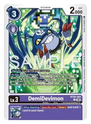 DemiDevimon 「BT26-064」「EN」