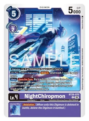 NightChiropmon 「BT26-070」「EN」