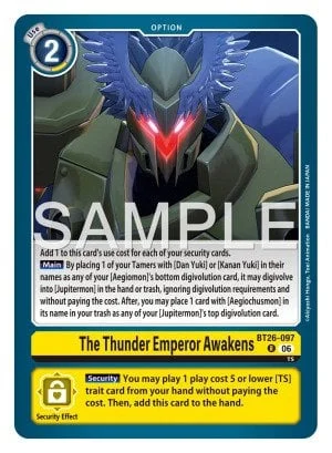 The Thunder Emperor Awakens 「BT26-097」「EN」