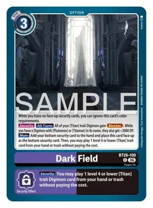 Dark Field 「BT26-100」「EN」