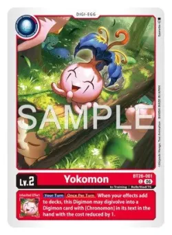 Yokomon — BT-26: BOOSTER TIMELESS BONDS #BT26-001 · Digimon
