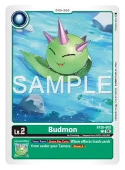 Budmon — BT-26: BOOSTER TIMELESS BONDS #BT26-002 · Digimon