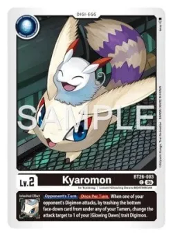 Kyaromon — BT-26: BOOSTER TIMELESS BONDS #BT26-003 · Digimon