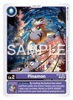 Pinamon — BT-26: BOOSTER TIMELESS BONDS #BT26-005 · Digimon