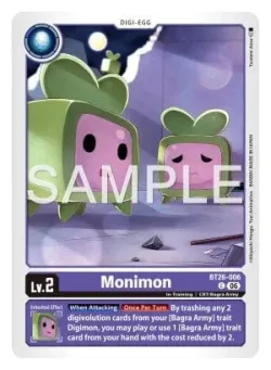 Monimon — BT-26: BOOSTER TIMELESS BONDS #BT26-006 · Digimon