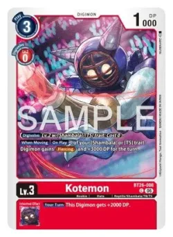 Kotemon — BT-26: BOOSTER TIMELESS BONDS #BT26-008 · Digimon