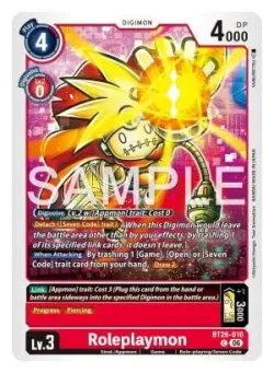 Roleplaymon — BT-26: BOOSTER TIMELESS BONDS #BT26-010 · Digimon
