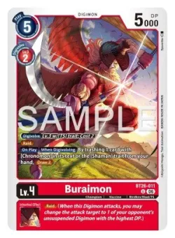 Buraimon — BT-26: BOOSTER TIMELESS BONDS #BT26-011 · Digimon
