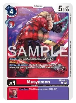 Musyamon — BT-26: BOOSTER TIMELESS BONDS #BT26-013 · Digimon