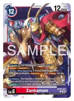 Zanbamon — BT-26: BOOSTER TIMELESS BONDS #BT26-017 · Digimon