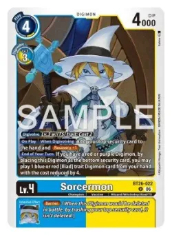 Sorcermon — BT-26: BOOSTER TIMELESS BONDS #BT26-022 · Digimon