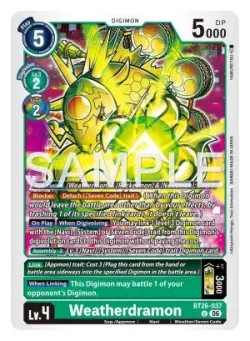 Weatherdramon — BT-26: BOOSTER TIMELESS BONDS #BT26-037 · Digimon