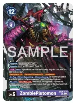 ZombiePlutomon 「BT26-079」「EN」