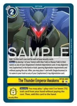 The Thunder Emperor Awakens 「BT26-097」「EN」