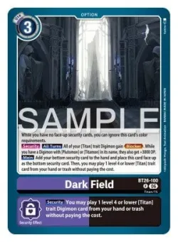 Dark Field 「BT26-100」「EN」