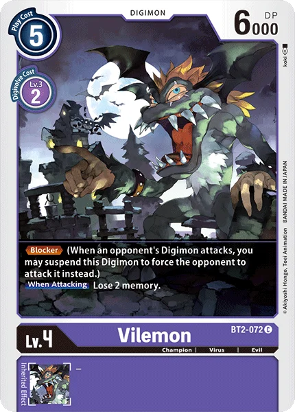 Vilemon 「BT2-072」「EN」