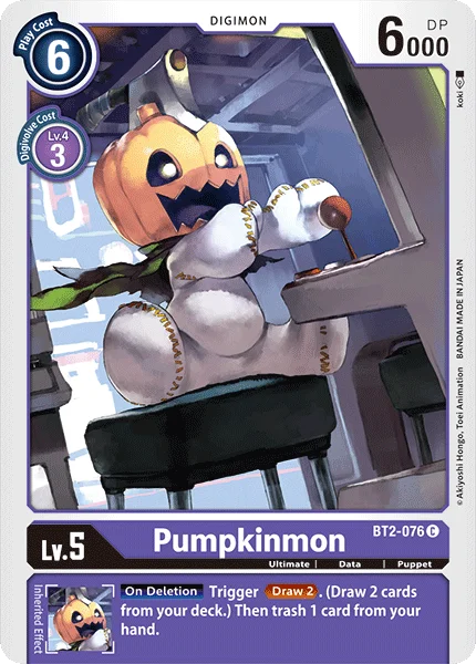 Pumpkinmon 「BT2-076」「EN」