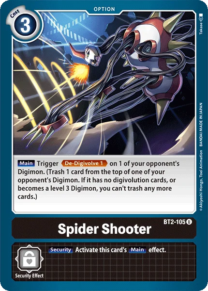 Spider Shooter 「BT2-105」「EN」