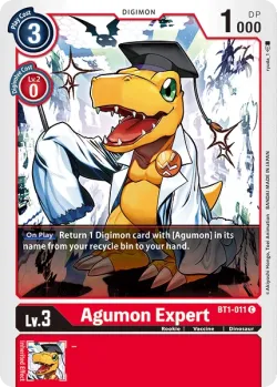 Agumon Expert — Judge Pack 4 #BT1-011 · Digimon