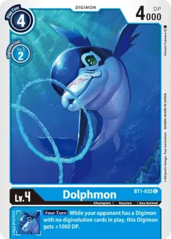 Dolphmon — BT-01: Booster New Evolution #BT1-033 · Digimon