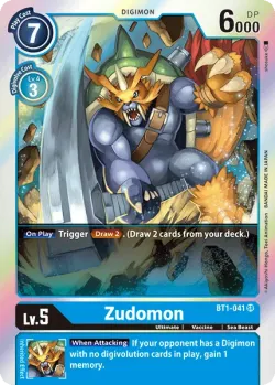Zudomon — BT-01: Booster New Evolution #BT1-041 · Digimon