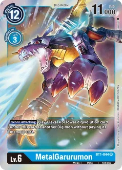 MetalGarurumon — BT-01: Booster New Evolution #BT1-044 · Digimon