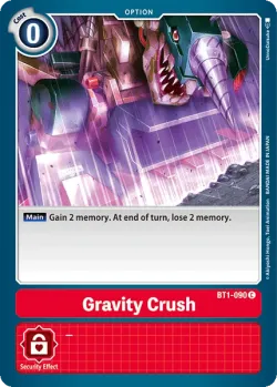 Gravity Crush 「BT1-090」「EN」