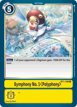 Symphony No.1 <Polyphony> 「BT1-106」「EN」