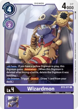 Wizardmon 「BT2-071」「EN」