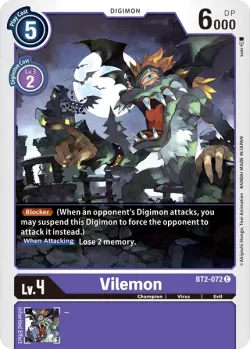 Vilemon 「BT2-072」「EN」