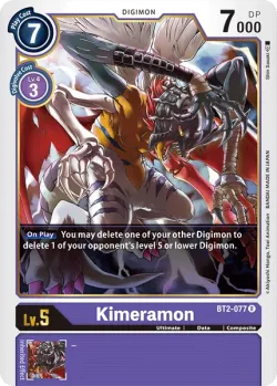 Kimeramon 「BT2-077」「EN」
