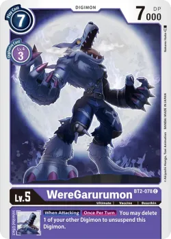 WereGarurumon 「BT2-078」「EN」