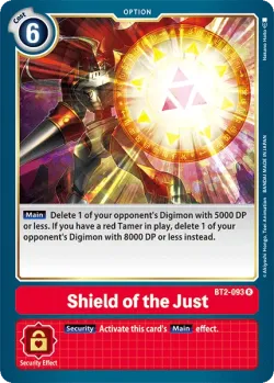 Shield of the Just 「BT2-093」「EN」