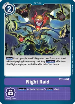 Night Raid 「BT2-108」「EN」