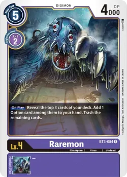 Raremon 「BT3-084」「EN」