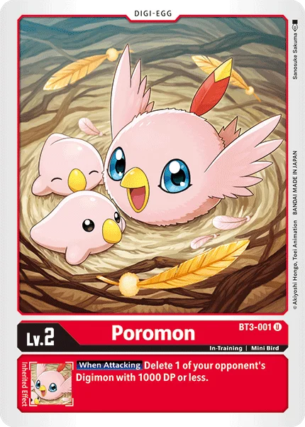 Poromon 「BT3-001」「EN」