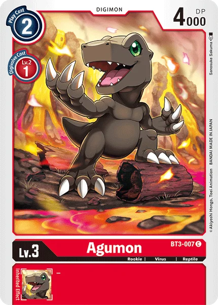 Agumon 「BT3-007」「EN」
