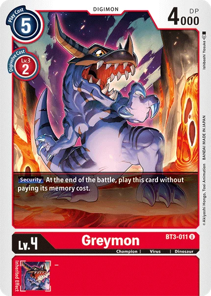 Greymon 「BT3-011」「EN」