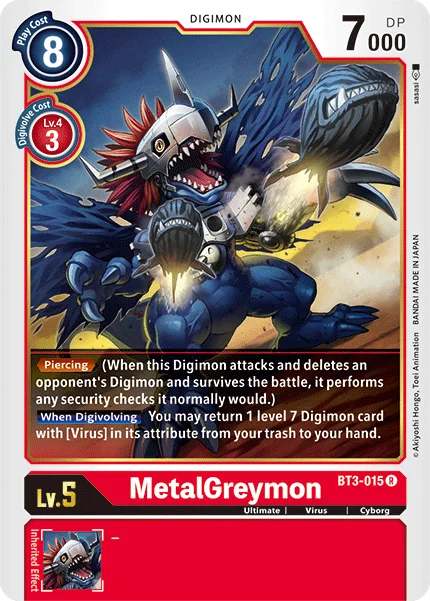 MetalGreymon 「BT3-015」「EN」