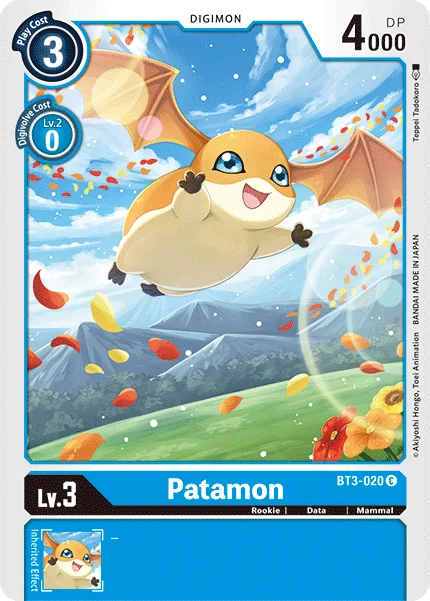 Patamon 「BT3-020」「EN」