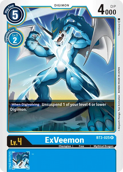 ExVeemon 「BT3-025」「EN」
